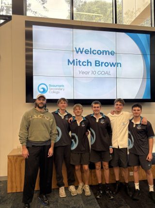 Year 10 GOAL Guest Speaker Mitch Brown